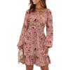Print Rose Pink