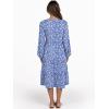 imageANRABESS Long Sleeve Dress for Women V Neck 2025 Fall Fashion Casual Loose Fit Flowy Swing Tiered Vacation DressesFloral Blue