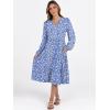 imageANRABESS Long Sleeve Dress for Women V Neck 2025 Fall Fashion Casual Loose Fit Flowy Swing Tiered Vacation DressesFloral Blue