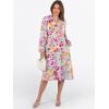 imageANRABESS Long Sleeve Dress for Women V Neck 2025 Fall Fashion Casual Loose Fit Flowy Swing Tiered Vacation DressesMulticolour Floral