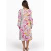 imageANRABESS Long Sleeve Dress for Women V Neck 2025 Fall Fashion Casual Loose Fit Flowy Swing Tiered Vacation DressesMulticolour Floral
