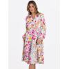 imageANRABESS Long Sleeve Dress for Women V Neck 2025 Fall Fashion Casual Loose Fit Flowy Swing Tiered Vacation DressesMulticolour Floral