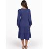 imageANRABESS Long Sleeve Dress for Women V Neck 2025 Fall Fashion Casual Loose Fit Flowy Swing Tiered Vacation DressesNavy Blue