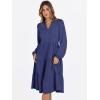 imageANRABESS Long Sleeve Dress for Women V Neck 2025 Fall Fashion Casual Loose Fit Flowy Swing Tiered Vacation DressesNavy Blue