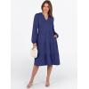 imageANRABESS Long Sleeve Dress for Women V Neck 2025 Fall Fashion Casual Loose Fit Flowy Swing Tiered Vacation DressesNavy Blue