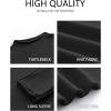 imageANRABESS Women Casual Long Sleeve Mock Funnel Neck Knit Pullover Sweater Top 2025 Fall Fashion Outfits with Exposed SeamBlack