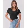 imageANRABESS Women Short Sleeve V Neck Ribbed Knit Fitted Shirts Basic Tees Tops 2025 Summer Casual TShirts Going Out OutfitsBlack