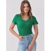 imageANRABESS Women Short Sleeve V Neck Ribbed Knit Fitted Shirts Basic Tees Tops 2025 Summer Casual TShirts Going Out OutfitsGreen