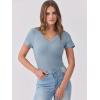imageANRABESS Women Short Sleeve V Neck Ribbed Knit Fitted Shirts Basic Tees Tops 2025 Summer Casual TShirts Going Out OutfitsLight Blue