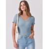 imageANRABESS Women Short Sleeve V Neck Ribbed Knit Fitted Shirts Basic Tees Tops 2025 Summer Casual TShirts Going Out OutfitsLight Blue