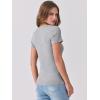 imageANRABESS Women Short Sleeve V Neck Ribbed Knit Fitted Shirts Basic Tees Tops 2025 Summer Casual TShirts Going Out OutfitsLight Gray