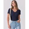 imageANRABESS Women Short Sleeve V Neck Ribbed Knit Fitted Shirts Basic Tees Tops 2025 Summer Casual TShirts Going Out OutfitsNavy Blue