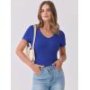imageANRABESS Women Short Sleeve V Neck Ribbed Knit Fitted Shirts Basic Tees Tops 2025 Summer Casual TShirts Going Out OutfitsRoyal Blue