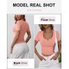 imageANRABESS Womens 2025 Spring Summer Short Sleeve Tops Ribbed Knit Henley Button Up Slim Fit Basic Casual T Shirts BlouseCoral