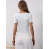 imageANRABESS Womens 2025 Spring Summer Short Sleeve Tops Ribbed Knit Henley Button Up Slim Fit Basic Casual T Shirts BlouseGrey