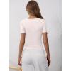 imageANRABESS Womens 2025 Spring Summer Short Sleeve Tops Ribbed Knit Henley Button Up Slim Fit Basic Casual T Shirts BlouseLight Beige