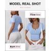 imageANRABESS Womens 2025 Spring Summer Short Sleeve Tops Ribbed Knit Henley Button Up Slim Fit Basic Casual T Shirts BlouseLight Blue