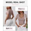 imageANRABESS Womens 2025 Spring Summer Short Sleeve Tops Ribbed Knit Henley Button Up Slim Fit Basic Casual T Shirts BlouseTaupe