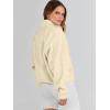 imageANRABESS Womens Fuzzy Fleece Jacket Fall Casual Long Sleeve Cropped Sherpa Button Down Shacket Coats Outwear With PocketsYellow