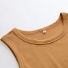 imageANRABESS Womens Sleeveless High Neck Tank Tops Fashion Summer Casual Basic Slim Fit Ribbed Racerback Top Shirt ClothesGinge