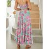 imageANRABESS Womens Summer Boho Flowy Swing Tiered ALine Maxi Skirt 2025 Fashion Trendy Elastic Waist Pleated Long Beach DressLarge Floral