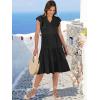 imageANRABESS Womens Summer Dress Ruffle Sleeve V Neck Midi Dresses Fashion Casual Fit Flowy Tiered Boho Beach Vacation SundressBlack