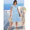 imageANRABESS Womens Summer Dress Ruffle Sleeve V Neck Midi Dresses Fashion Casual Fit Flowy Tiered Boho Beach Vacation SundressBlue Floral
