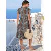 imageANRABESS Womens Summer Dress Ruffle Sleeve V Neck Midi Dresses Fashion Casual Fit Flowy Tiered Boho Beach Vacation SundressBlue Red Floral