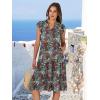 imageANRABESS Womens Summer Dress Ruffle Sleeve V Neck Midi Dresses Fashion Casual Fit Flowy Tiered Boho Beach Vacation SundressBlue Red Floral