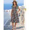 imageANRABESS Womens Summer Dress Ruffle Sleeve V Neck Midi Dresses Fashion Casual Fit Flowy Tiered Boho Beach Vacation SundressBlue Red Floral