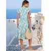 imageANRABESS Womens Summer Dress Ruffle Sleeve V Neck Midi Dresses Fashion Casual Fit Flowy Tiered Boho Beach Vacation SundressBlue Yellow Floral