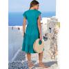 imageANRABESS Womens Summer Dress Ruffle Sleeve V Neck Midi Dresses Fashion Casual Fit Flowy Tiered Boho Beach Vacation SundressLake Green