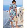 imageANRABESS Womens Summer Dress Ruffle Sleeve V Neck Midi Dresses Fashion Casual Fit Flowy Tiered Boho Beach Vacation SundressNavy Floral