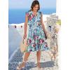 imageANRABESS Womens Summer Dress Ruffle Sleeve V Neck Midi Dresses Fashion Casual Fit Flowy Tiered Boho Beach Vacation SundressNavy Floral