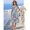 imageANRABESS Womens Summer Dress Ruffle Sleeve V Neck Midi Dresses Fashion Casual Fit Flowy Tiered Boho Beach Vacation SundressNavy Floral