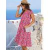 imageANRABESS Womens Summer Dress Ruffle Sleeve V Neck Midi Dresses Fashion Casual Fit Flowy Tiered Boho Beach Vacation SundressRed Floral
