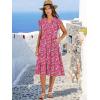 imageANRABESS Womens Summer Dress Ruffle Sleeve V Neck Midi Dresses Fashion Casual Fit Flowy Tiered Boho Beach Vacation SundressRed Floral