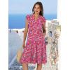 imageANRABESS Womens Summer Dress Ruffle Sleeve V Neck Midi Dresses Fashion Casual Fit Flowy Tiered Boho Beach Vacation SundressRed Floral