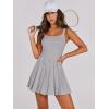 imageANRABESS Womens Tennis Athletic Pleated Summer Mini Dress 2025 Golf Workout Build in Shorts Casual Romper Short SundressGray