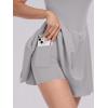 imageANRABESS Womens Tennis Athletic Pleated Summer Mini Dress 2025 Golf Workout Build in Shorts Casual Romper Short SundressGray