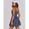 imageANRABESS Womens Tennis Athletic Pleated Summer Mini Dress 2025 Golf Workout Build in Shorts Casual Romper Short SundressGray Blue