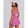 imageANRABESS Womens Tennis Athletic Pleated Summer Mini Dress 2025 Golf Workout Build in Shorts Casual Romper Short SundressPink
