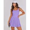 imageANRABESS Womens Tennis Athletic Pleated Summer Mini Dress 2025 Golf Workout Build in Shorts Casual Romper Short SundressPurple