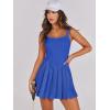 imageANRABESS Womens Tennis Athletic Pleated Summer Mini Dress 2025 Golf Workout Build in Shorts Casual Romper Short SundressRoyal Blue