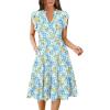 Blue Yellow Floral