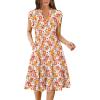 Orange Floral
