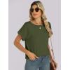 imageANRABESS Oversized Tshirts for Women Summer Tops Short Sleeve Casual Loose Basic Tee Shirt Cute Outfits 2025 Trendy ClothesArmy Green