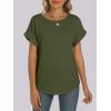 imageANRABESS Oversized Tshirts for Women Summer Tops Short Sleeve Casual Loose Basic Tee Shirt Cute Outfits 2025 Trendy ClothesArmy Green