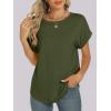 imageANRABESS Oversized Tshirts for Women Summer Tops Short Sleeve Casual Loose Basic Tee Shirt Cute Outfits 2025 Trendy ClothesArmy Green