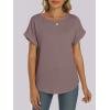 imageANRABESS Oversized Tshirts for Women Summer Tops Short Sleeve Casual Loose Basic Tee Shirt Cute Outfits 2025 Trendy ClothesBrown